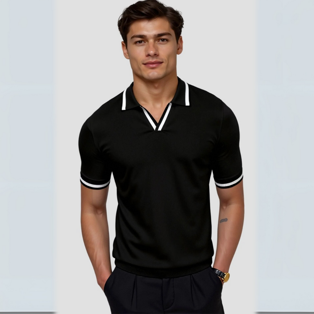 Contrast Slim Fitted Polo