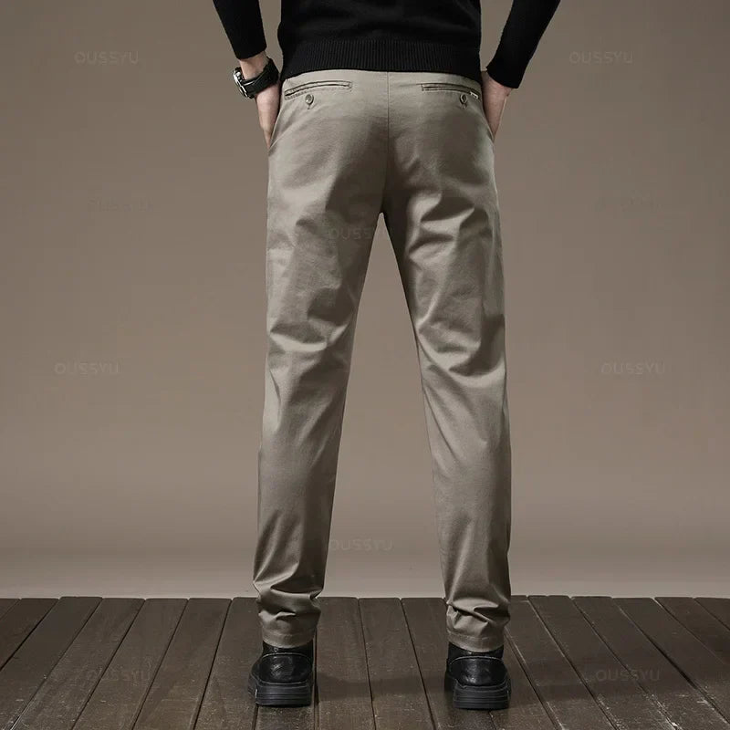 Straight-Leg Chino Pants