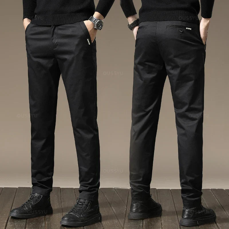 Straight-Leg Chino Pants