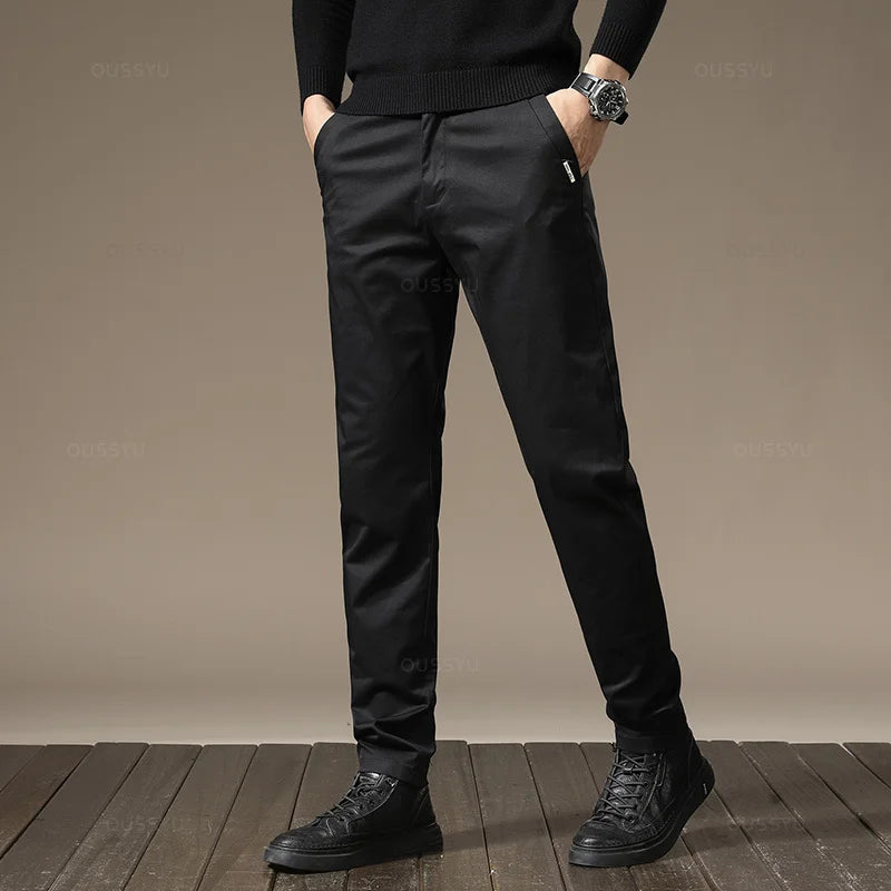 Straight-Leg Chino Pants
