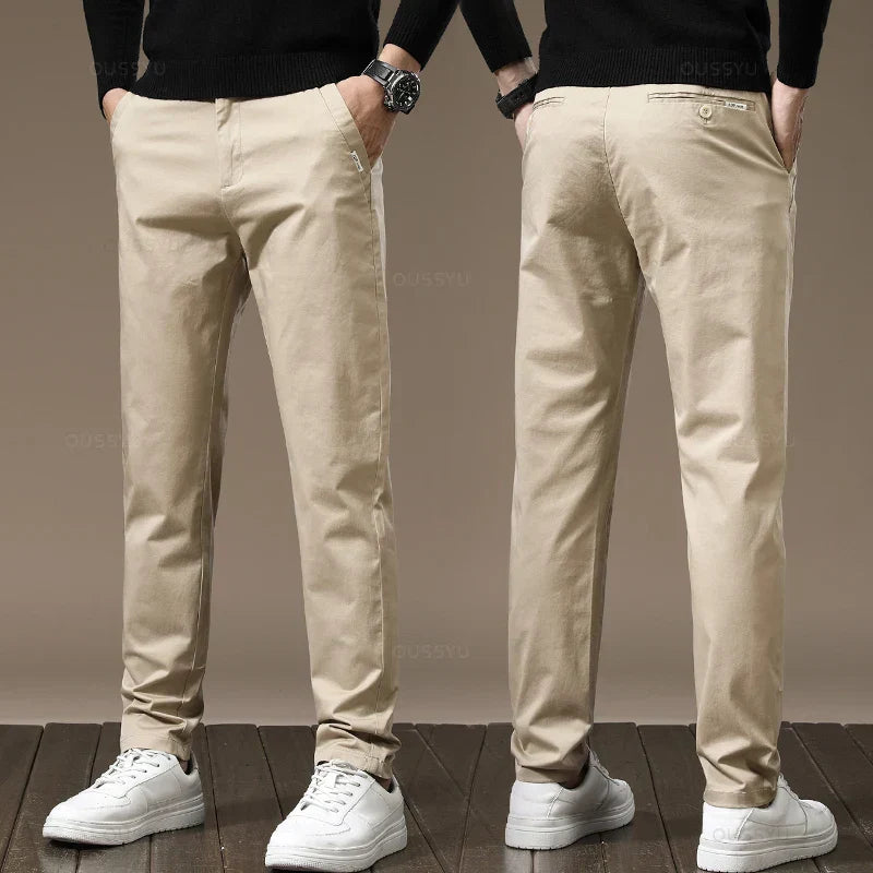 Straight-Leg Chino Pants