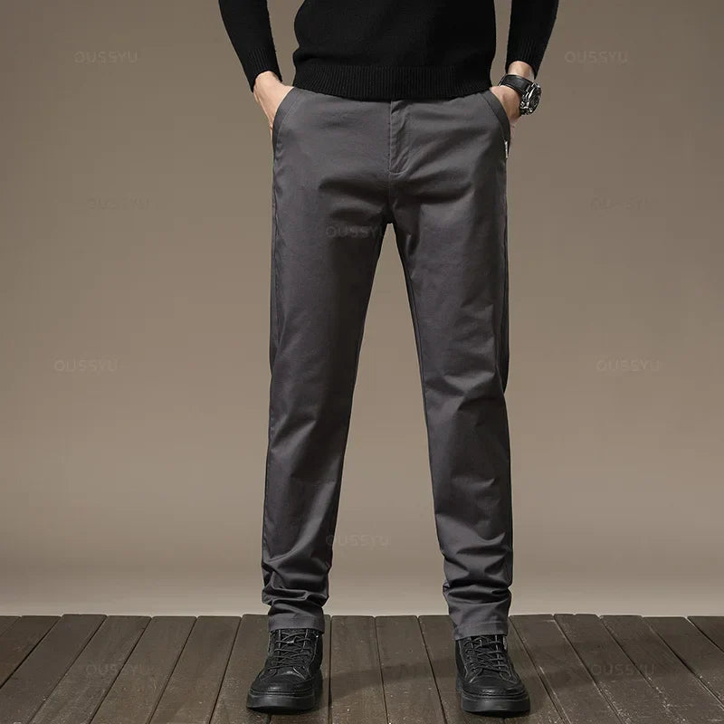 Straight-Leg Chino Pants
