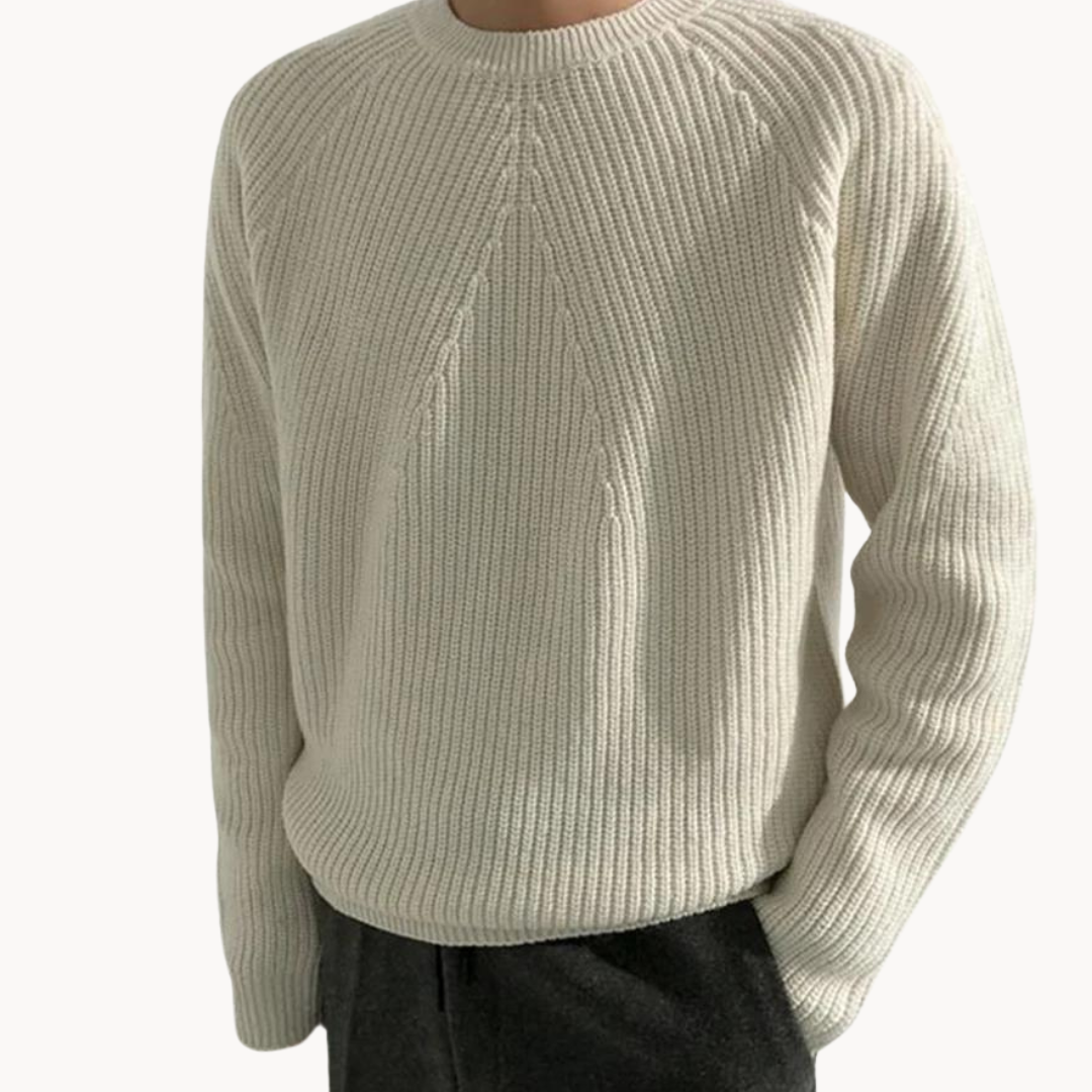 Kingsley Ribbed Sweater Black